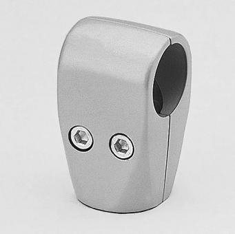 T-Connector , with sleeve nut silver RAL 9006