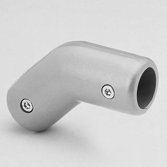 Angle-Connector 45°/135° Ø 30 mm white RAL 9016