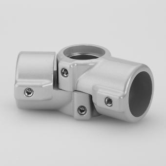 Cross-joint connector Ø 35 mm white RAL 9016