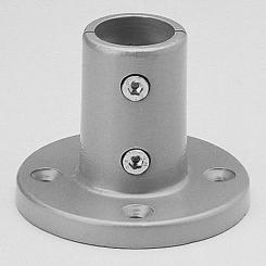 Ground bearing Ø 30 mm silver RAL 9006